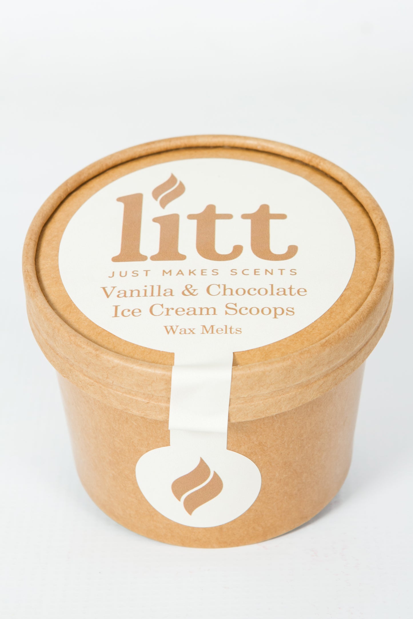 Chocolate & Vanilla Ice Cream Scoops